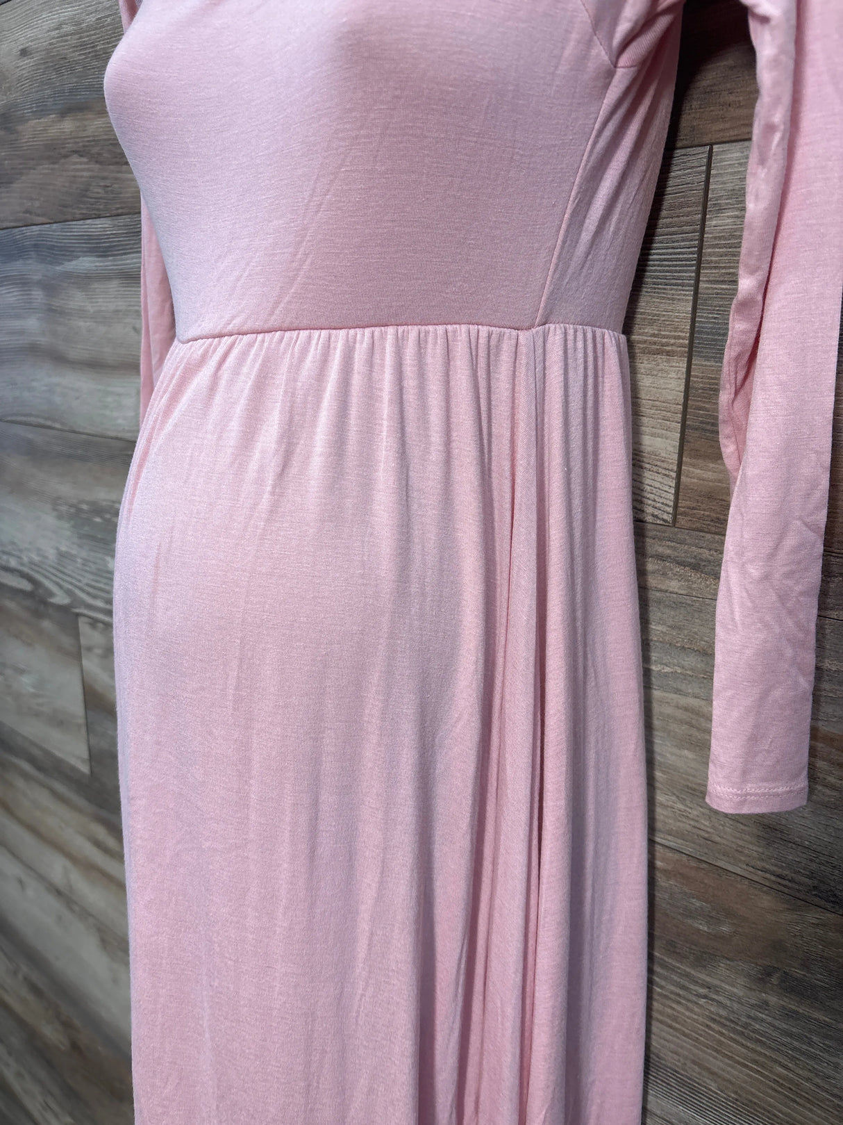 NEW Pinkblush Long Sleeve Maxi Dress Pink sz Medium