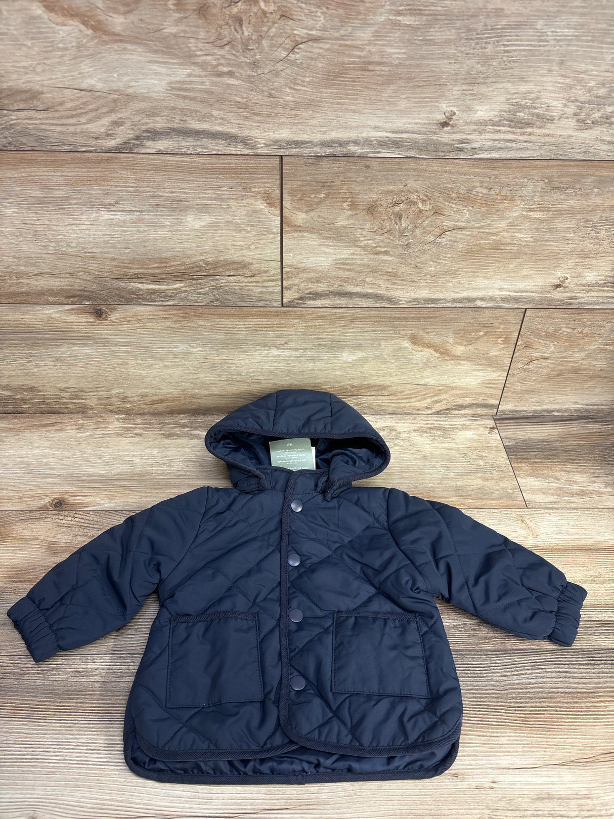 NEW H&M Quilted Puffer Jacket Navy sz 9m