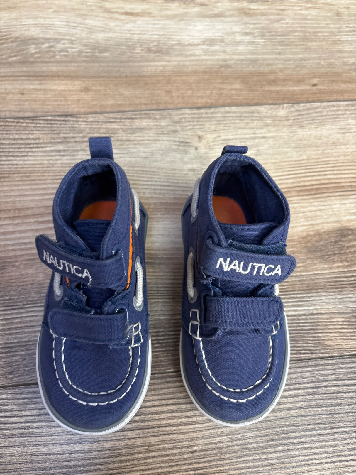 Nautica Headsail High Top Sneakers, Blue sz 5c