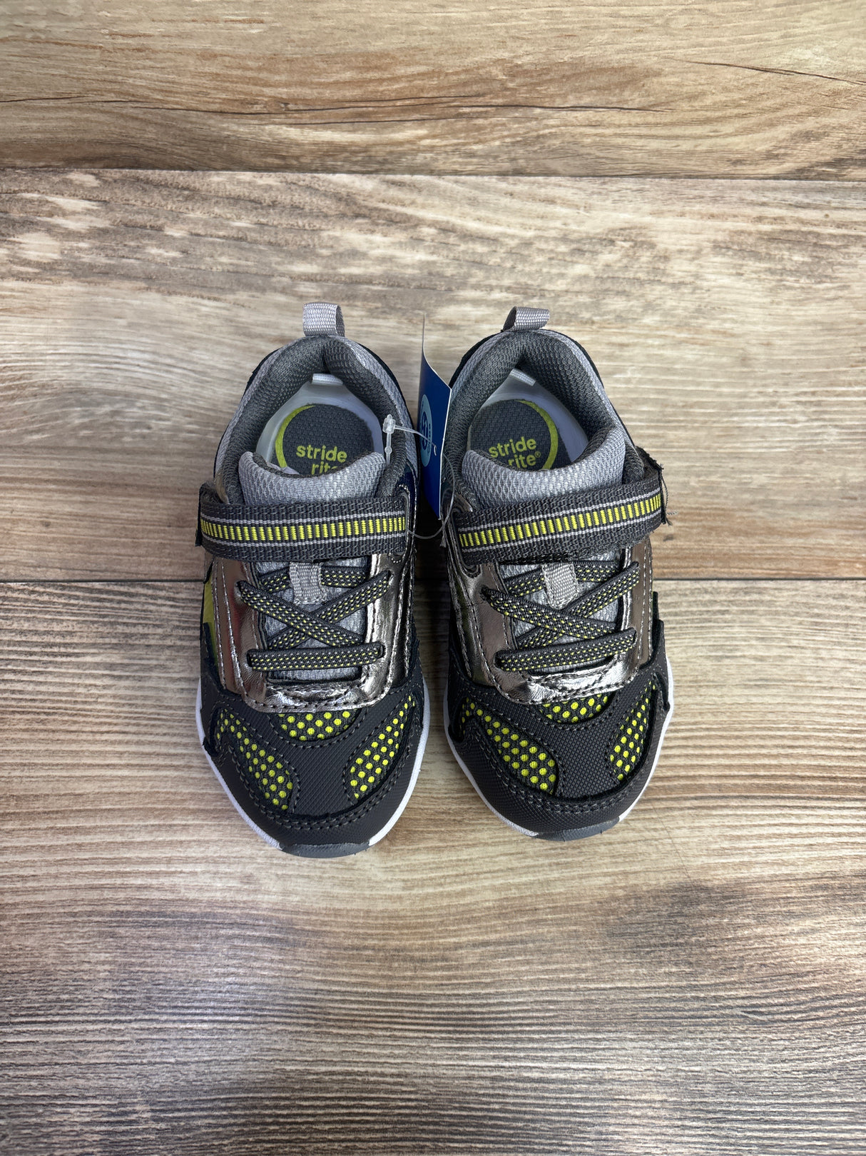 NEW Stride Rite Lighted Cosmic Adapt Sneakers Grey sz 7c