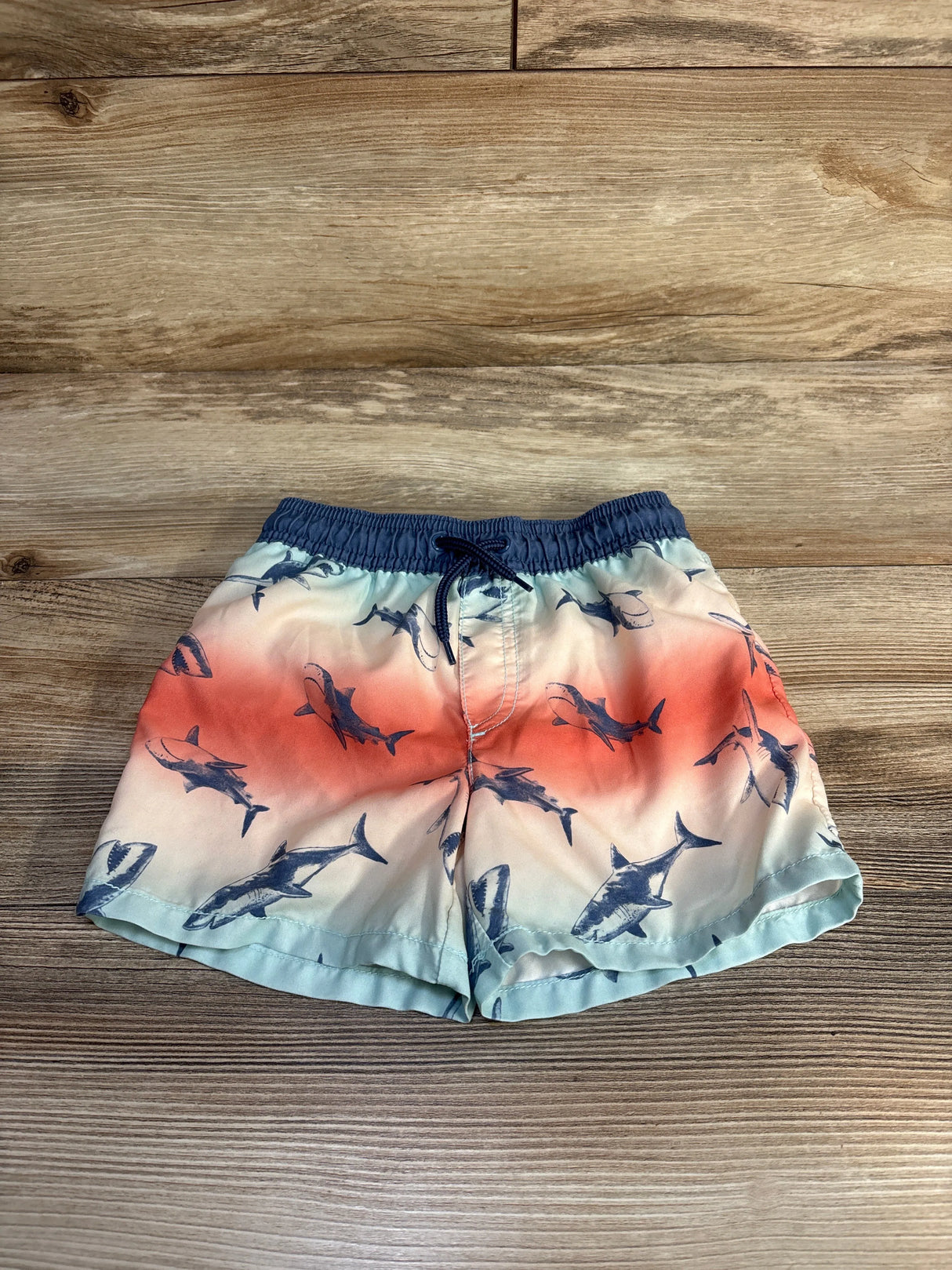 Oshkosh Shark Print Swim Trunks sz 3T - Me n Mommy To Be