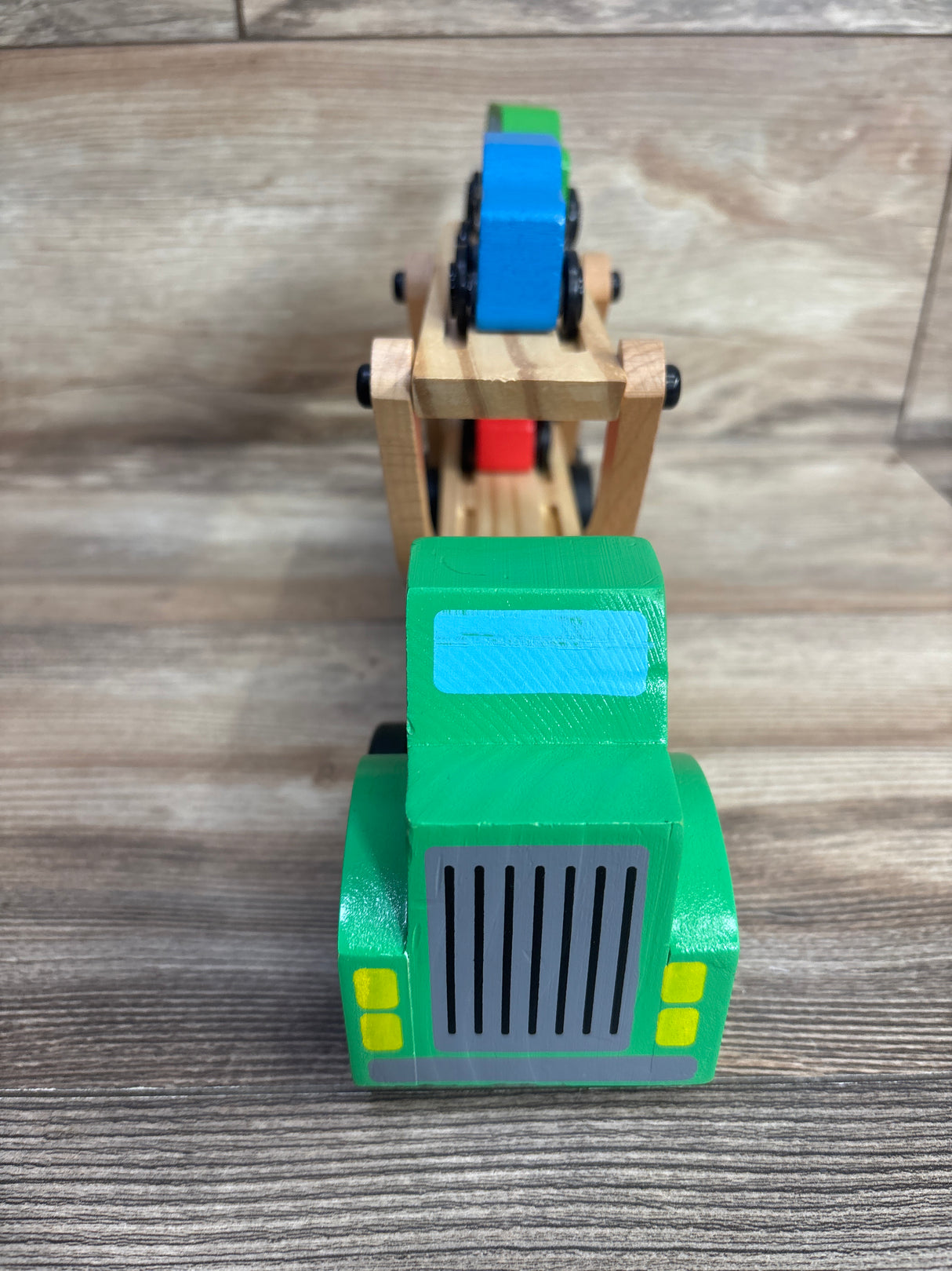 Melissa & Doug Wooden Car Carrier Truck w/ Three Cars