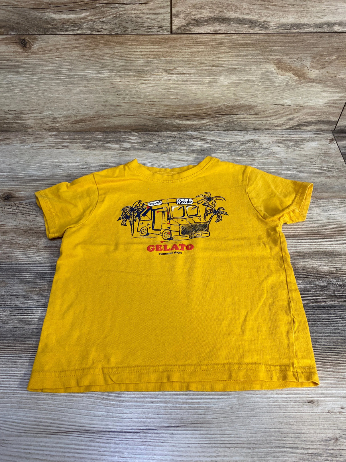 Primark Gelato Shirt Yellow sz 3-4T - Me n Mommy To Be