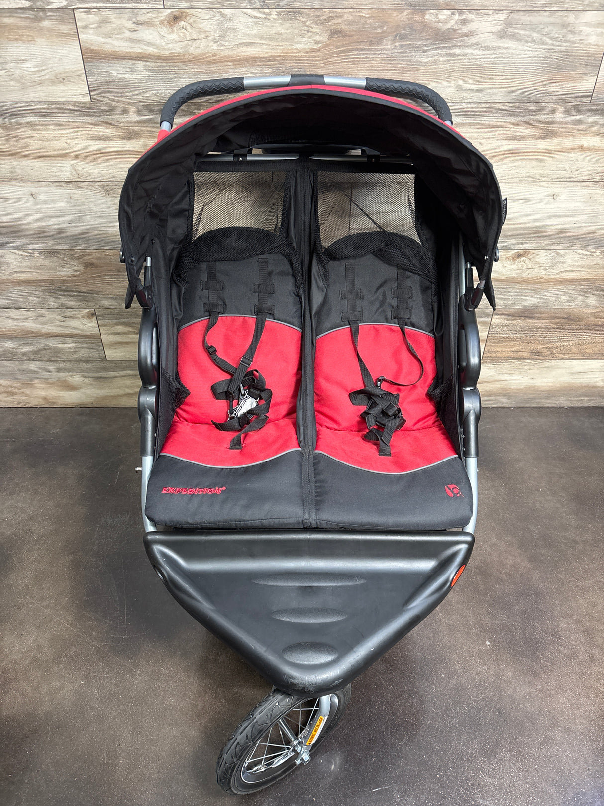 Baby Trend Expedition Double Jogging Stroller in Centennial Red