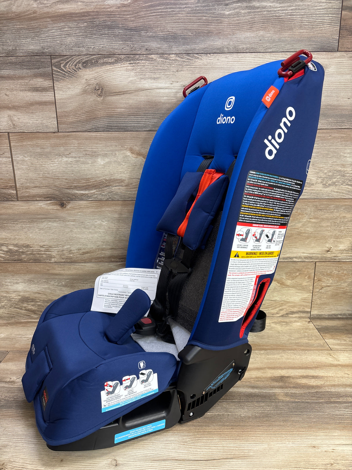 NEW Diono Radian 3R All-in-One Convertible Car Seat in Blue Sky 5-120lbs