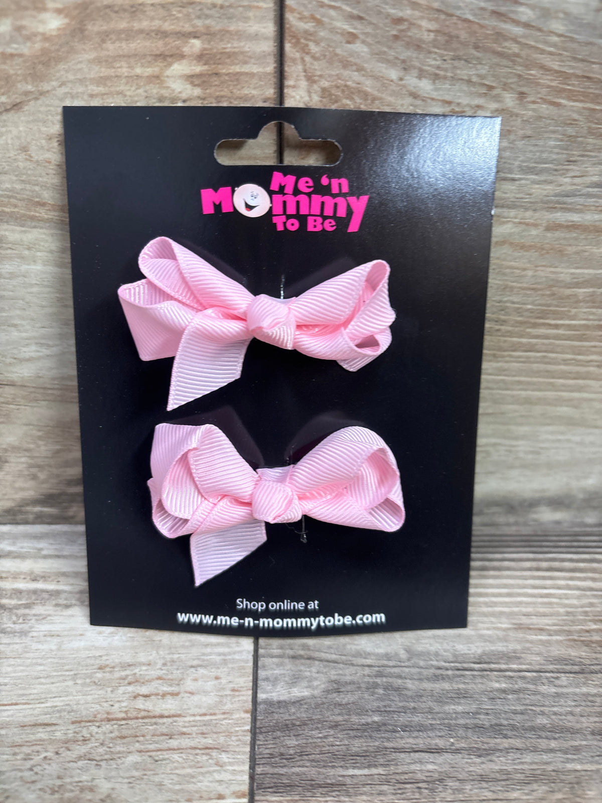 NEW Hair Bows 2pk Baby Pink