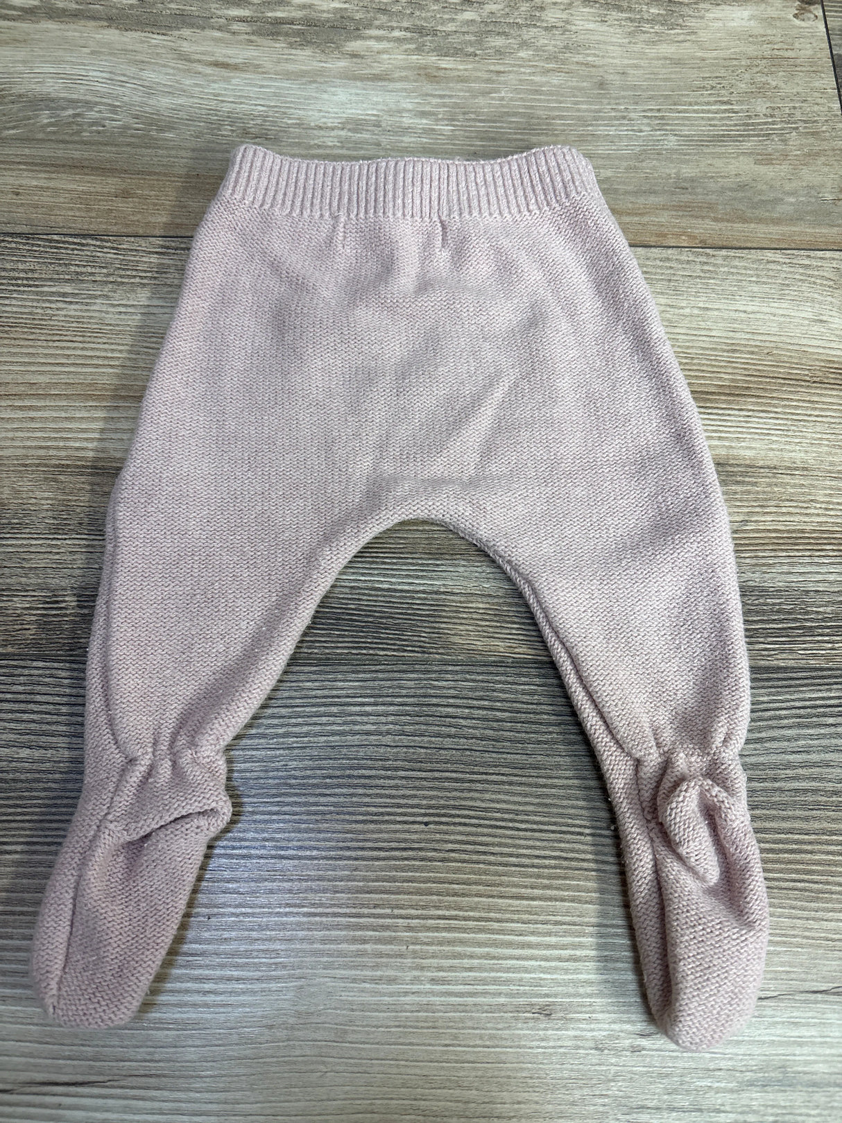 Zara Knitted Pull On Pants Pink sz 1-0m