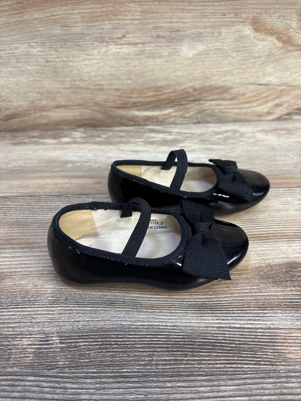 THEE BRON Mary Jane Bow Dress Shoes Black sz 7c