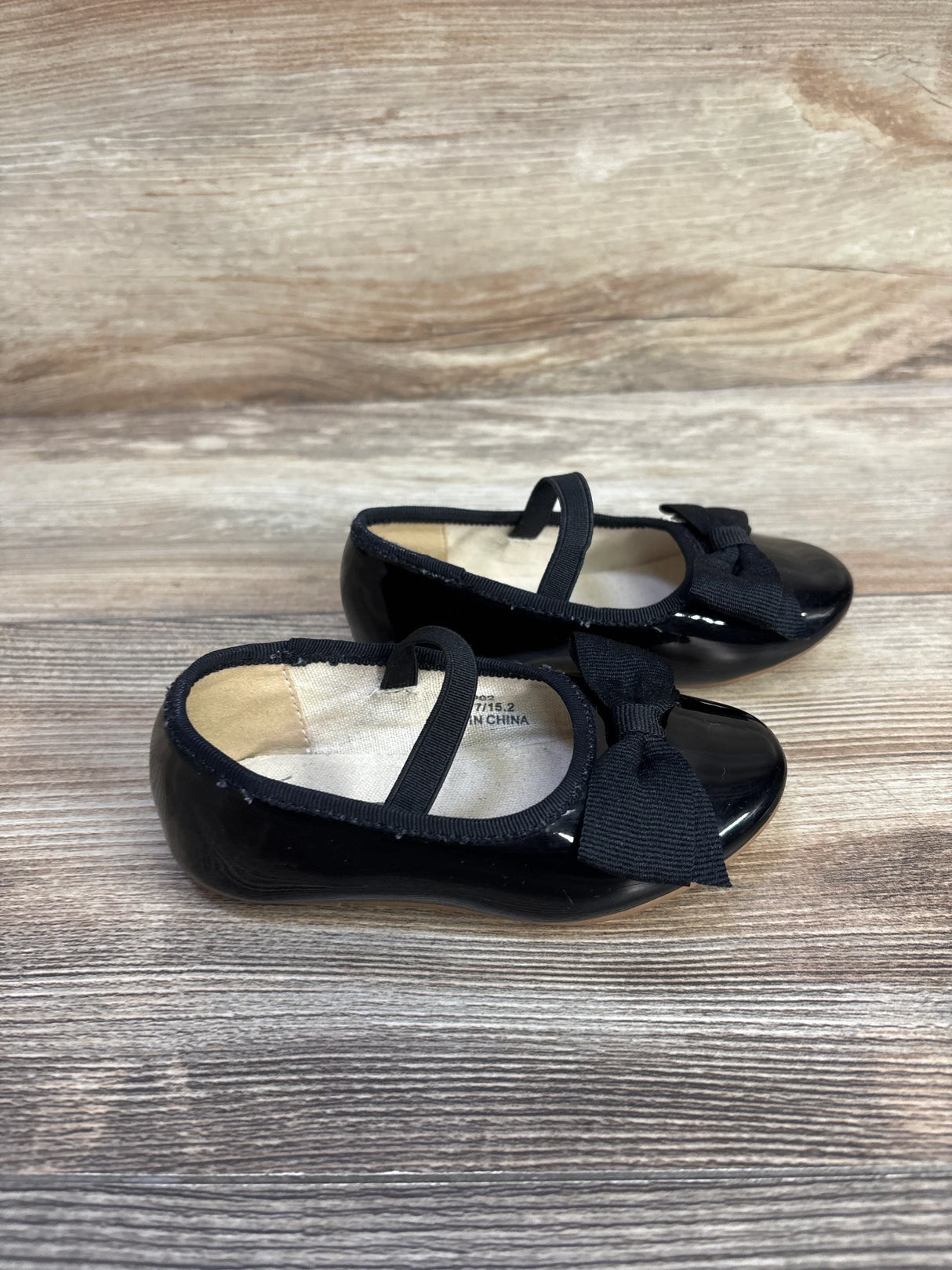 THEE BRON Mary Jane Bow Dress Shoes Black sz 7c
