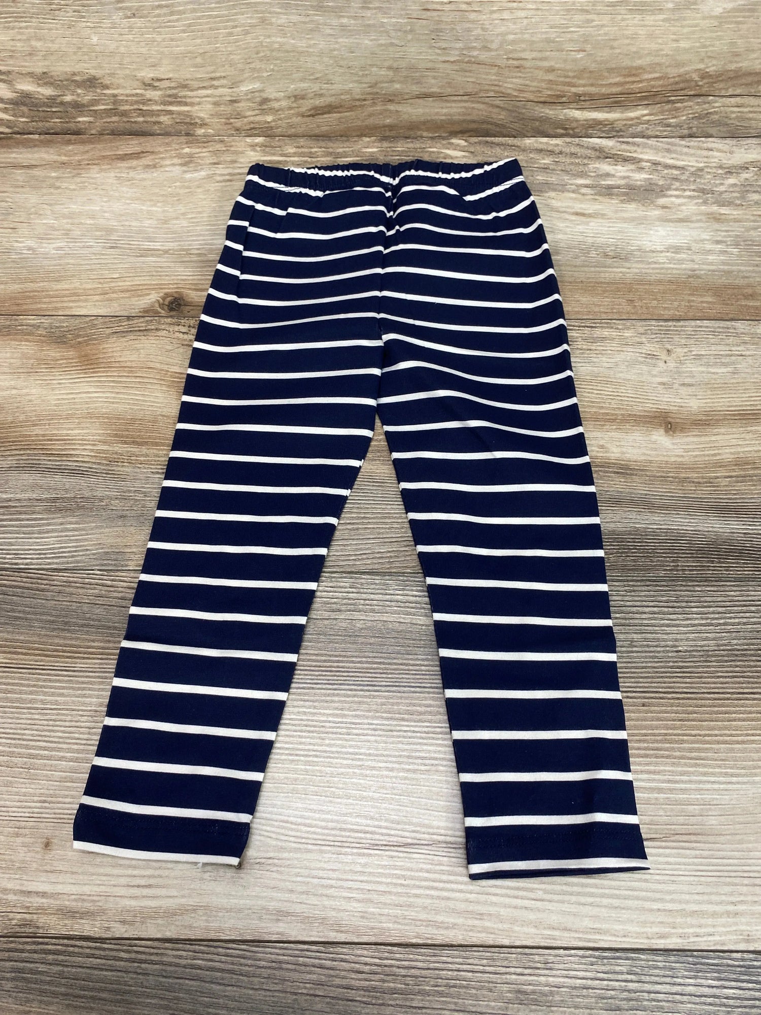 NEW Baby Gap Striped Navy Leggings sz 2T - Me n Mommy To Be