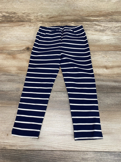 NEW Baby Gap Striped Navy Leggings sz 2T - Me n Mommy To Be