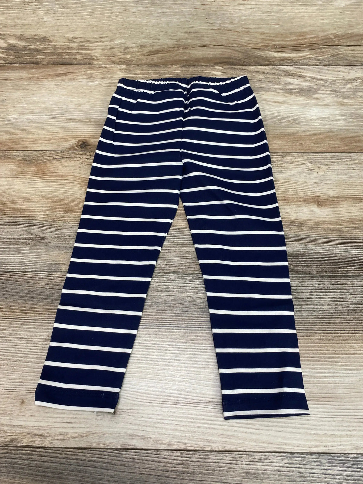 NEW Baby Gap Striped Navy Leggings sz 2T - Me n Mommy To Be