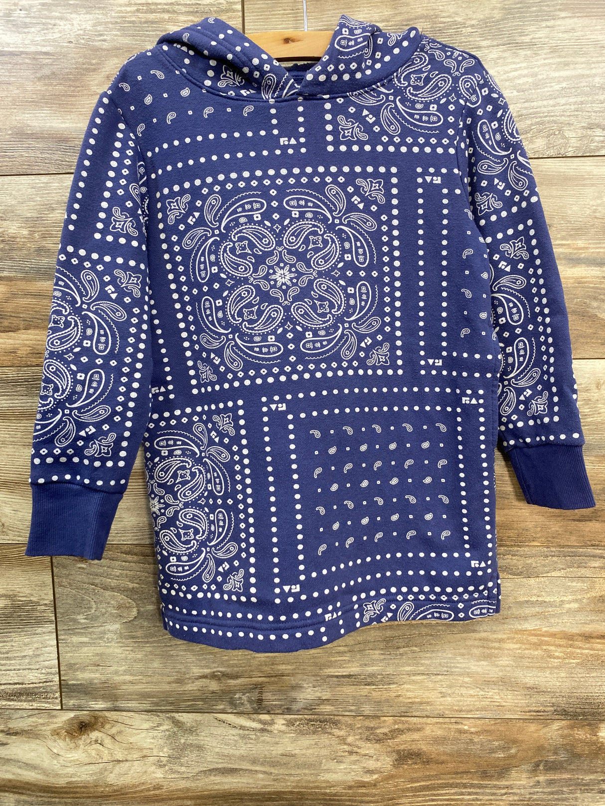 Free Assembly Hooded Pullover Sweatshirt Blue sz 4/5T