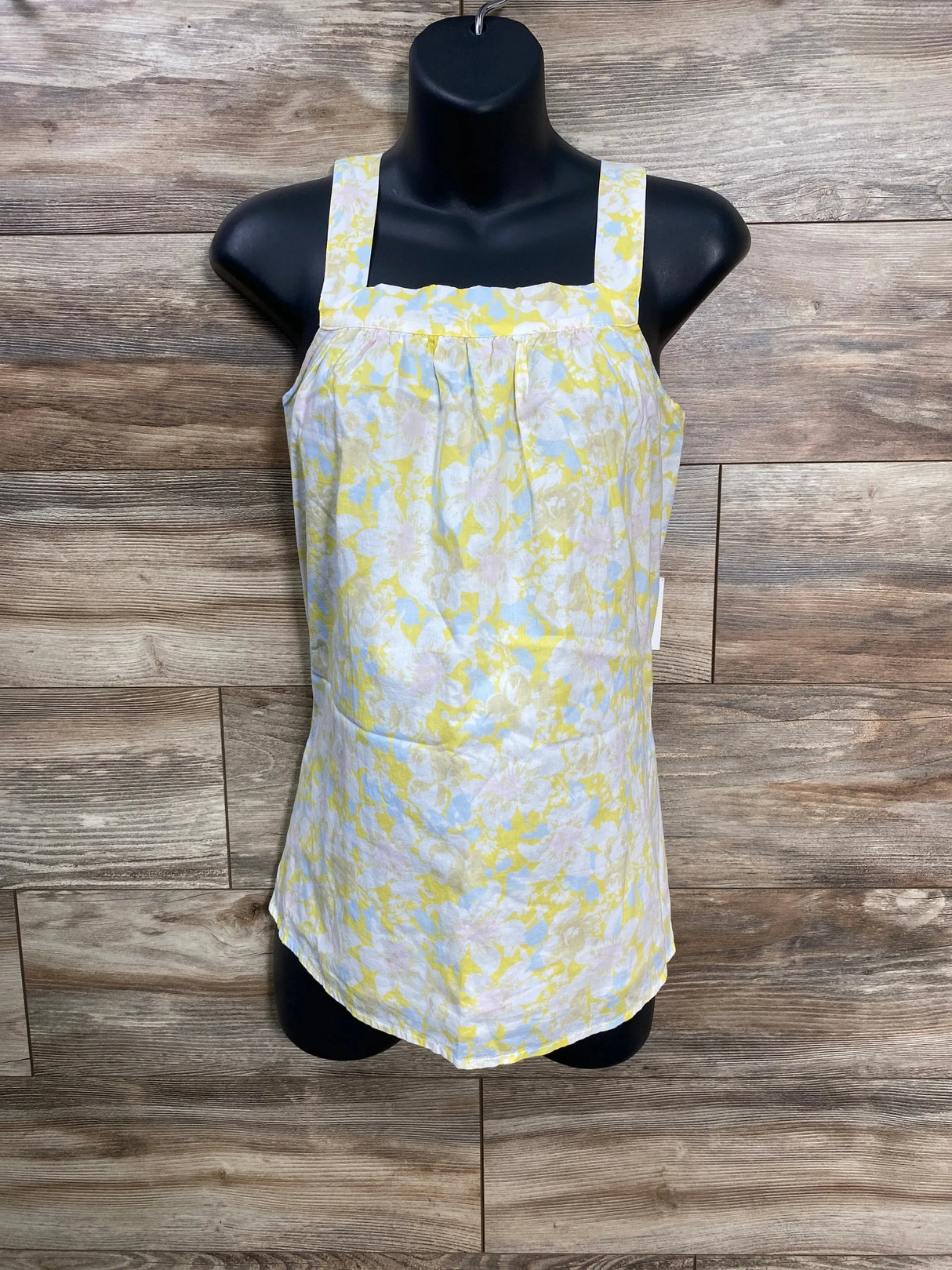 NEW The Nines By Hatch Floral Tank Top Yellow sz XS - Me n Mommy To Be