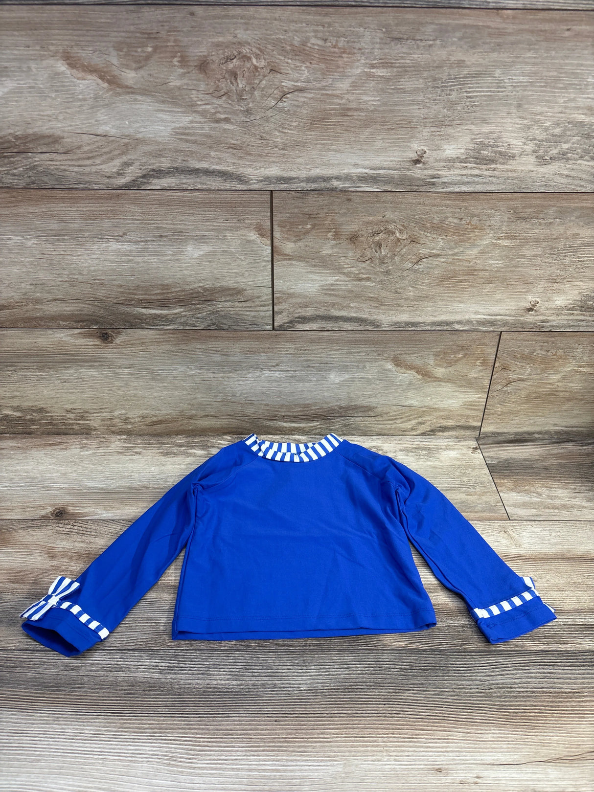 NEW Florence Eiseman Long Sleeve Rashguard Blue sz 4T