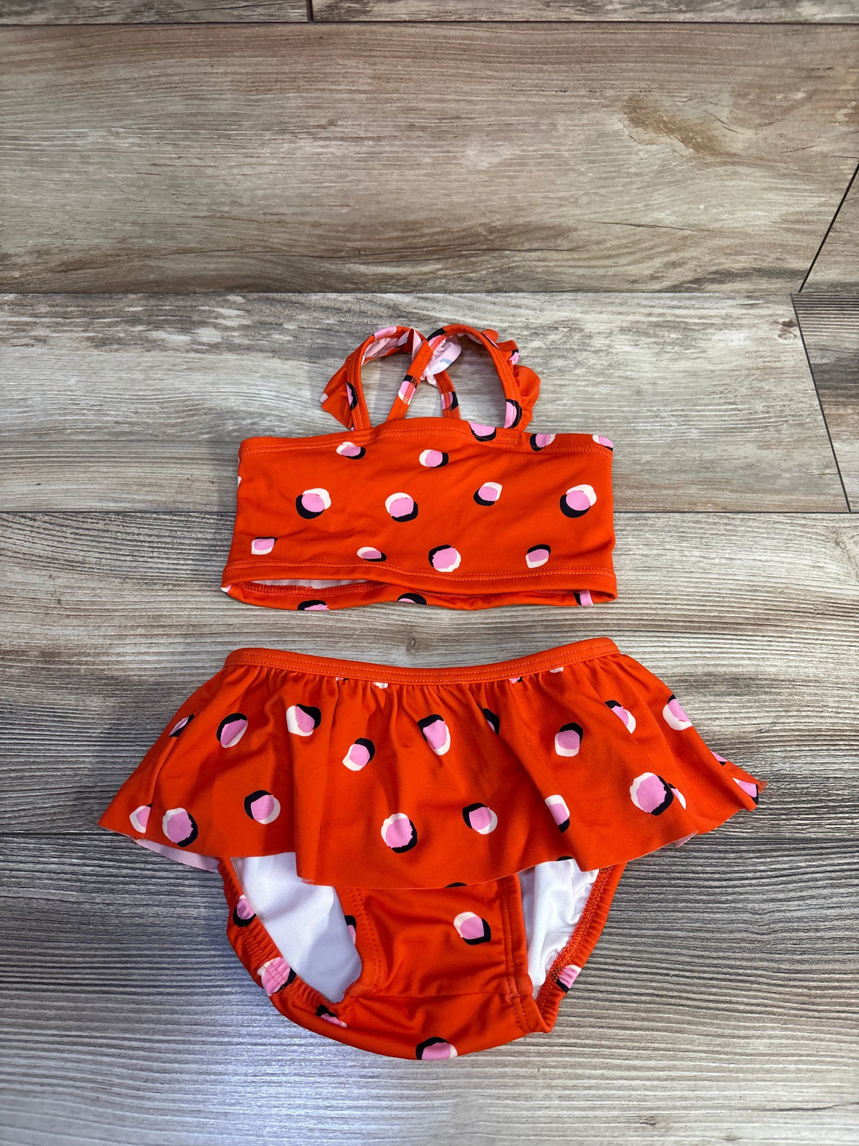 Hanna Andersson 2pc Swimsuit Orange sz 2T