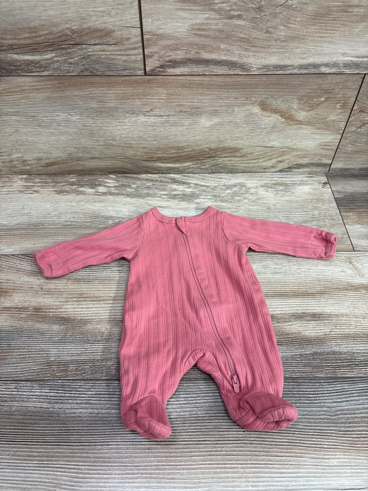 Wonder Nation Ribbed Sleeper Pink sz Preemie