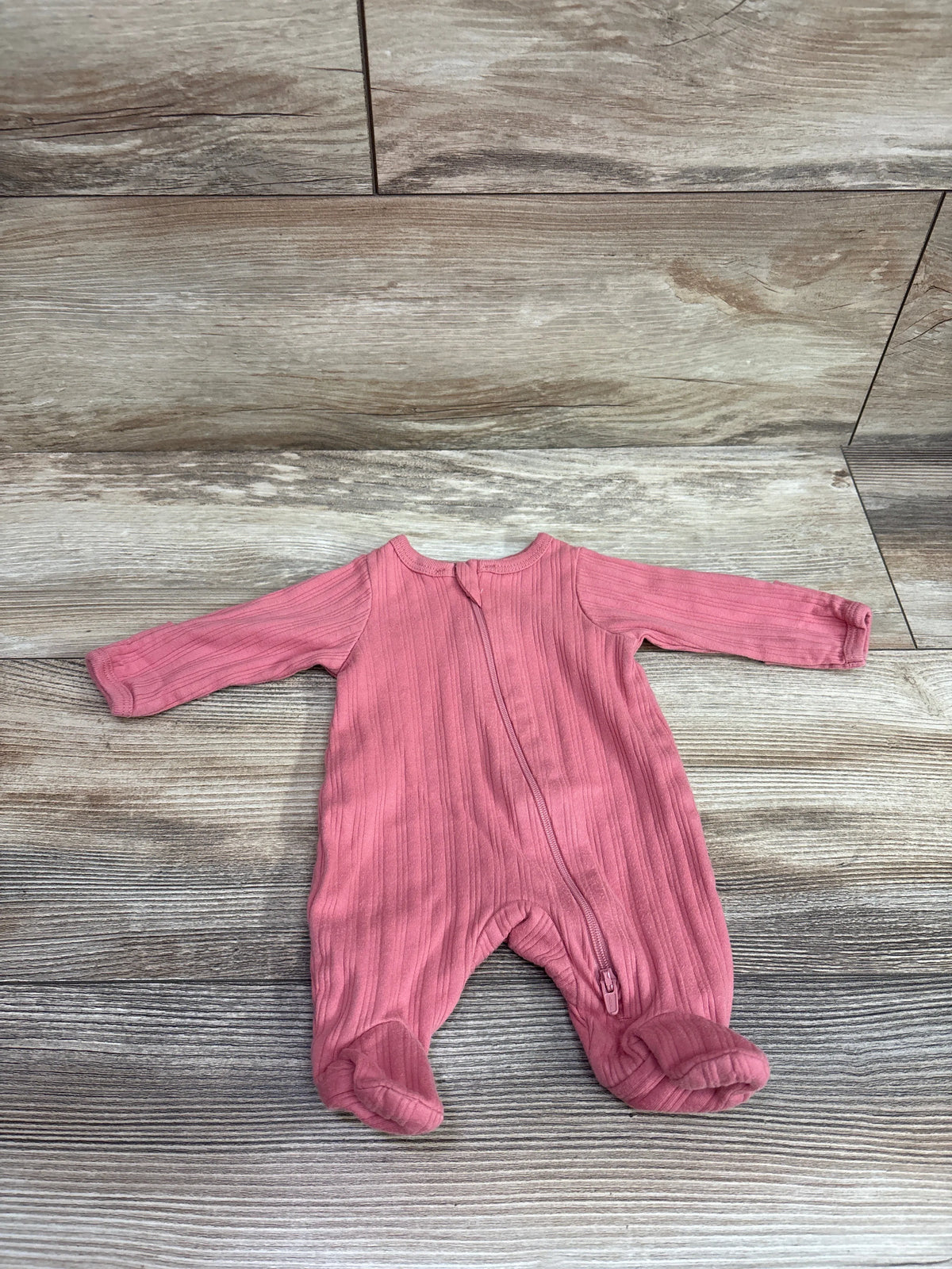 Wonder Nation Ribbed Sleeper Pink sz Preemie