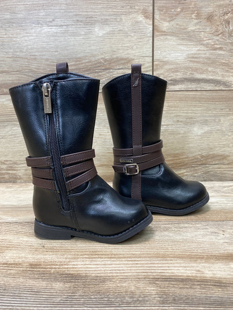Nautica Adira Knee High Fashion Riding Boots Black Sz 5c - Me n Mommy To Be