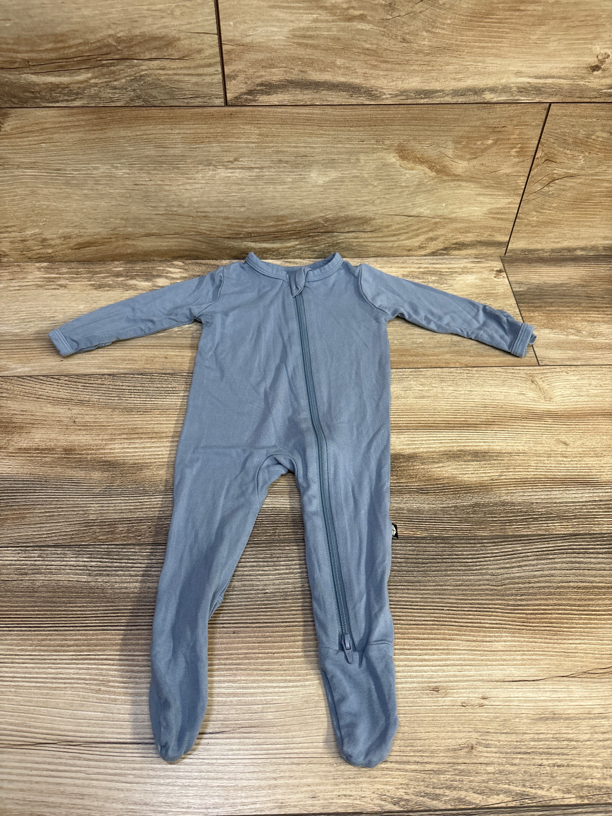 Kyte Baby Bamboo Zippered Footie in Blue sz 0-3m