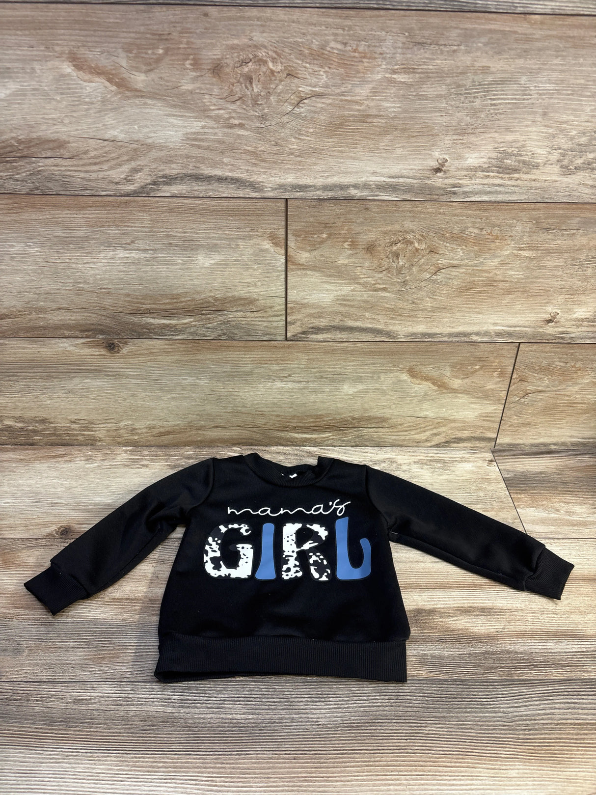 Mama's Girl Sweatshirt Black sz 12-18m