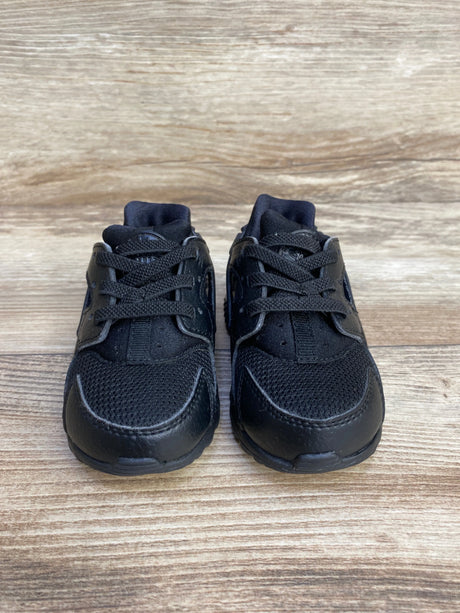 Nike Air Huarache Run Triple Black Sneakers sz 5c - Me n Mommy To Be