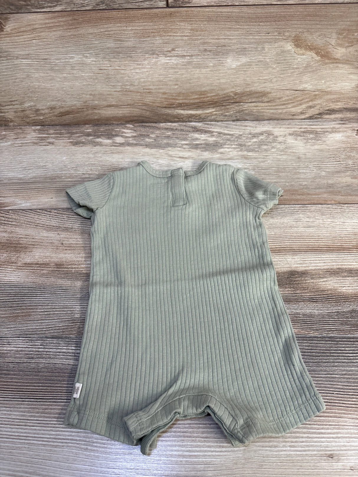 Huggies Ribbed Shortie Romper Green sz 12m