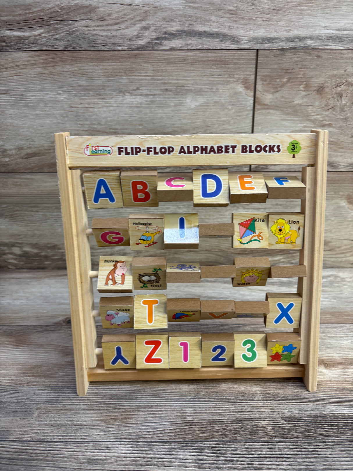 First Learning Flip-Flop Alphabet Blocks