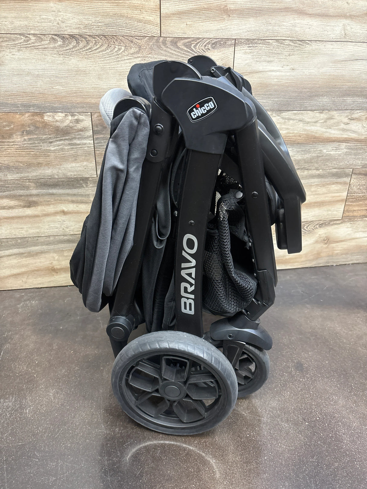 Bravo LE ClearTex Quick-Fold Stroller in Pewter