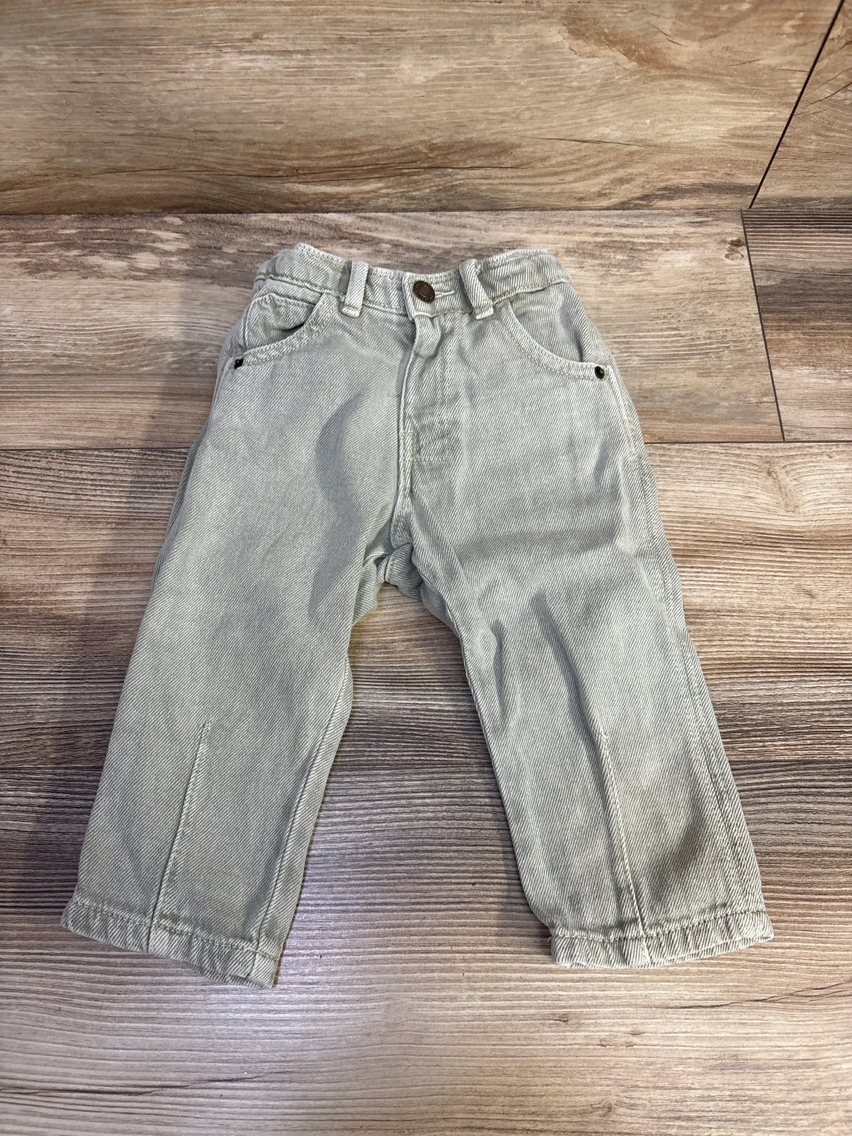 Zara Jeans Green sz 9-12m