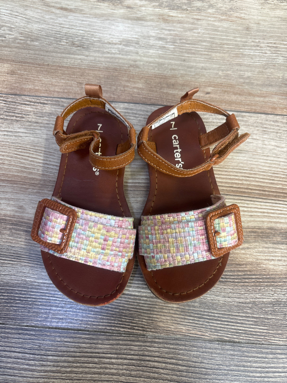 Carter's Isa Sandals Brown sz 7c