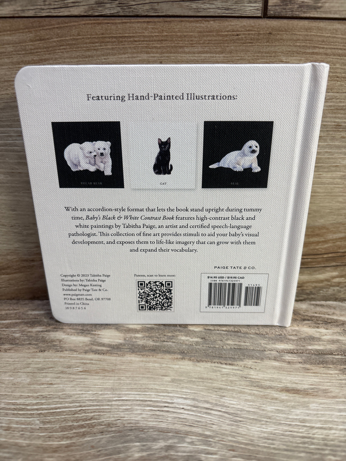 Baby's Black and White Contrast Book Board Book