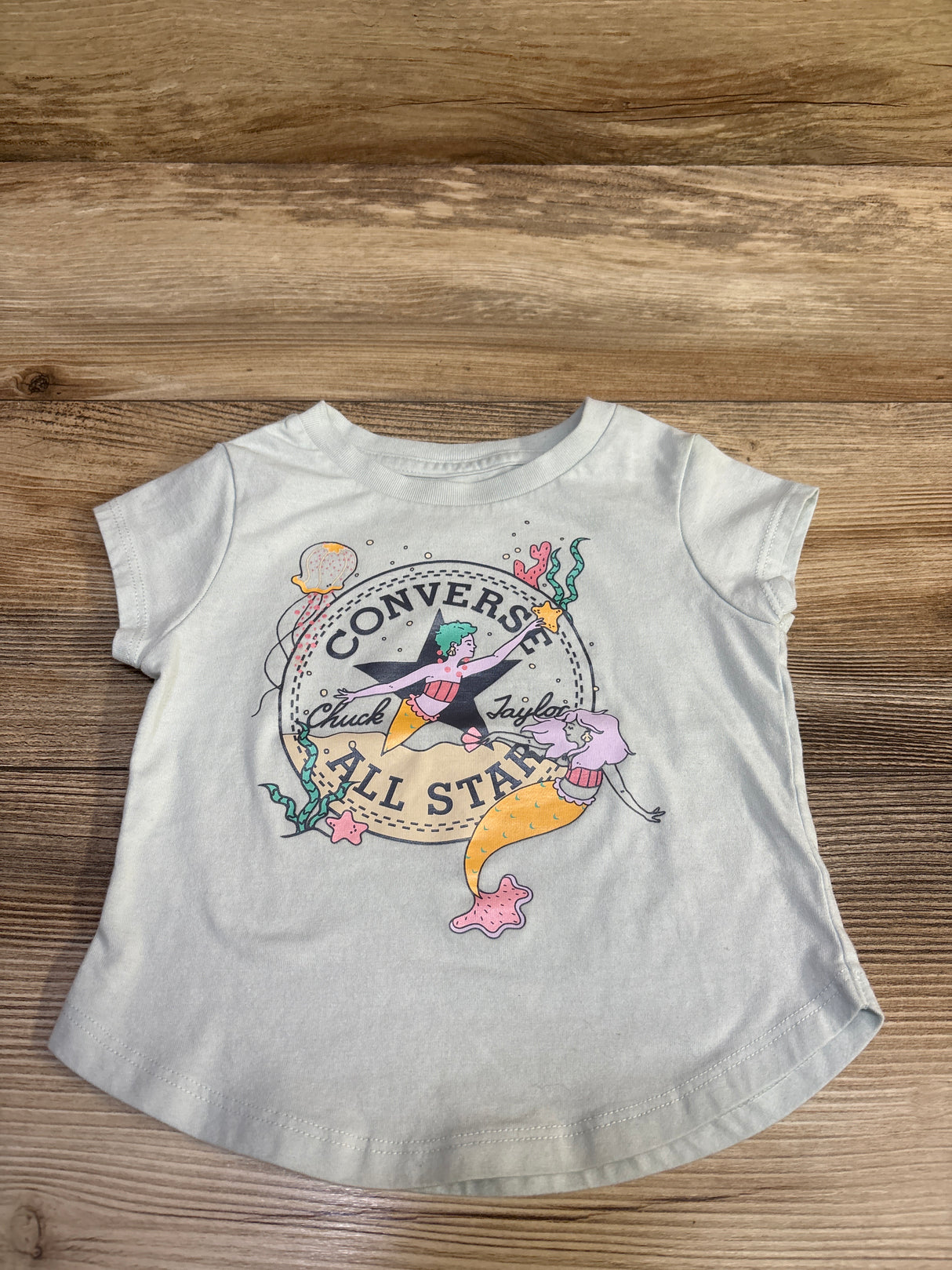 Converse Mermaid Shirt Blue sz 2T