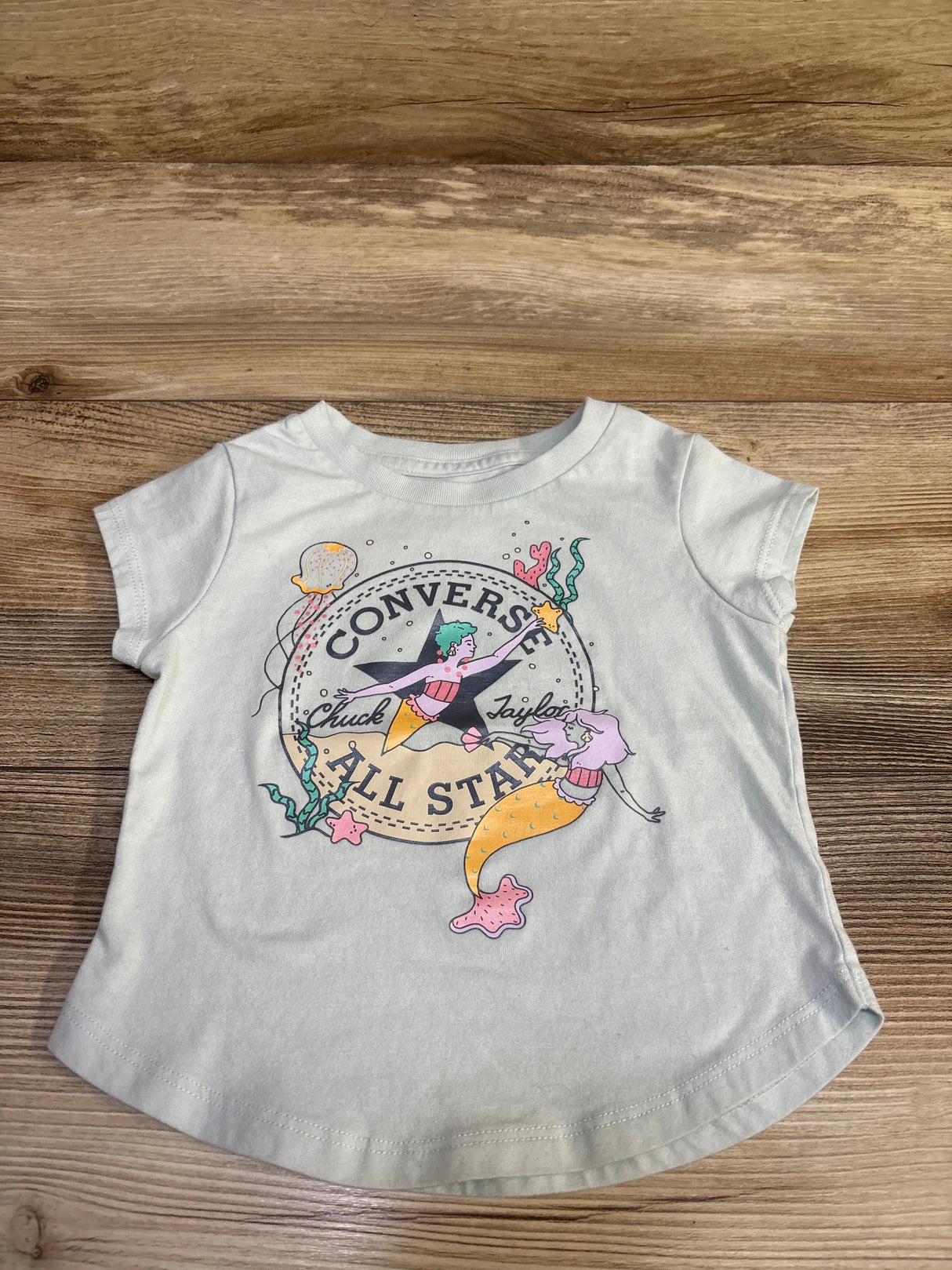 Converse Mermaid Shirt Blue sz 2T