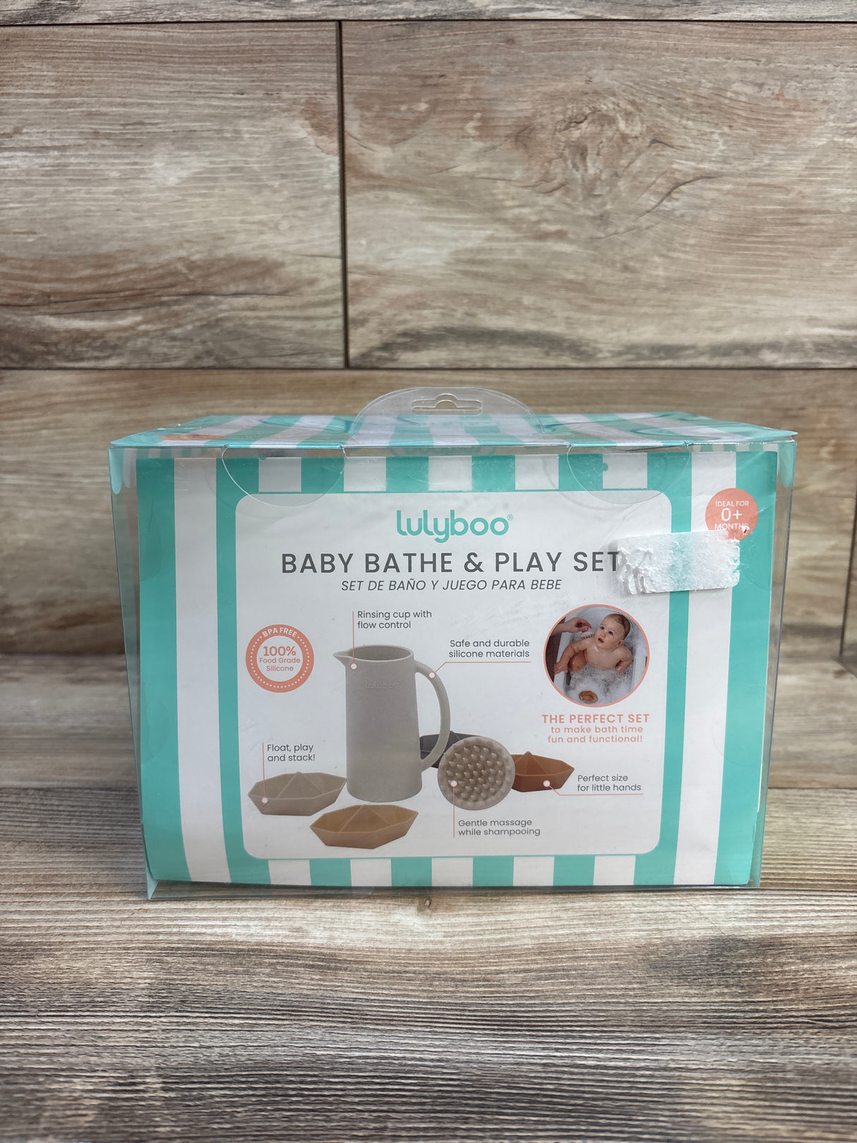 NEW Lulyboo Baby Bathe & Play Set 6pc