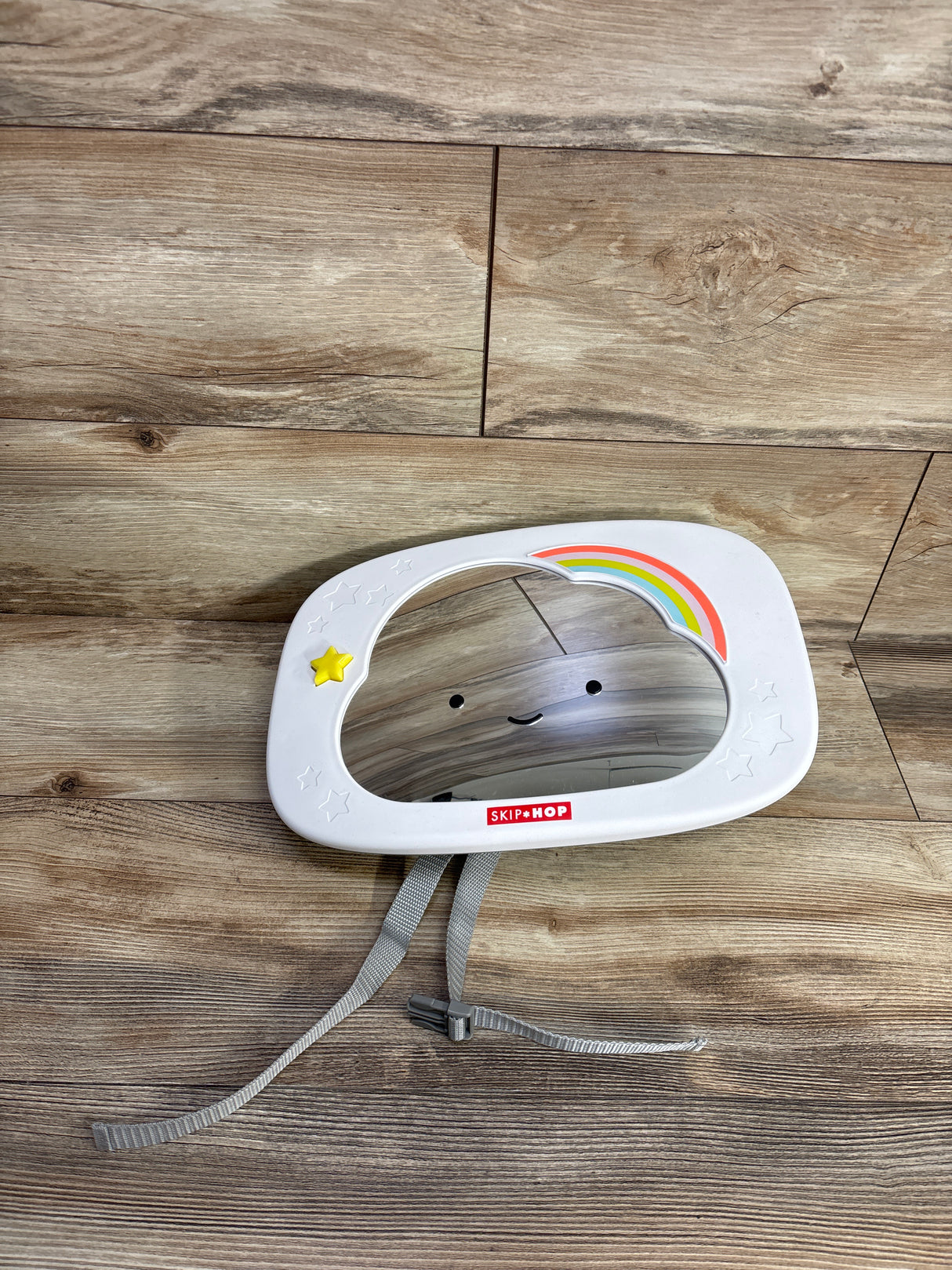 Skip Hop Baby Silver Lining Cloud Entertainment Car Mirror White