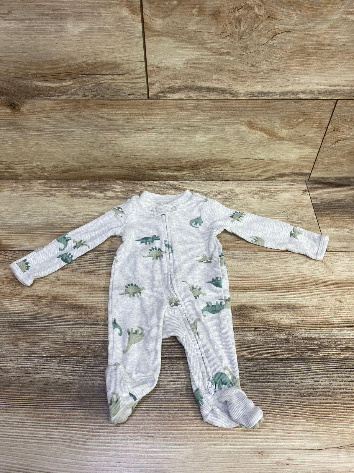 Just One You Ribbed Sleeper Grey sz Newborn