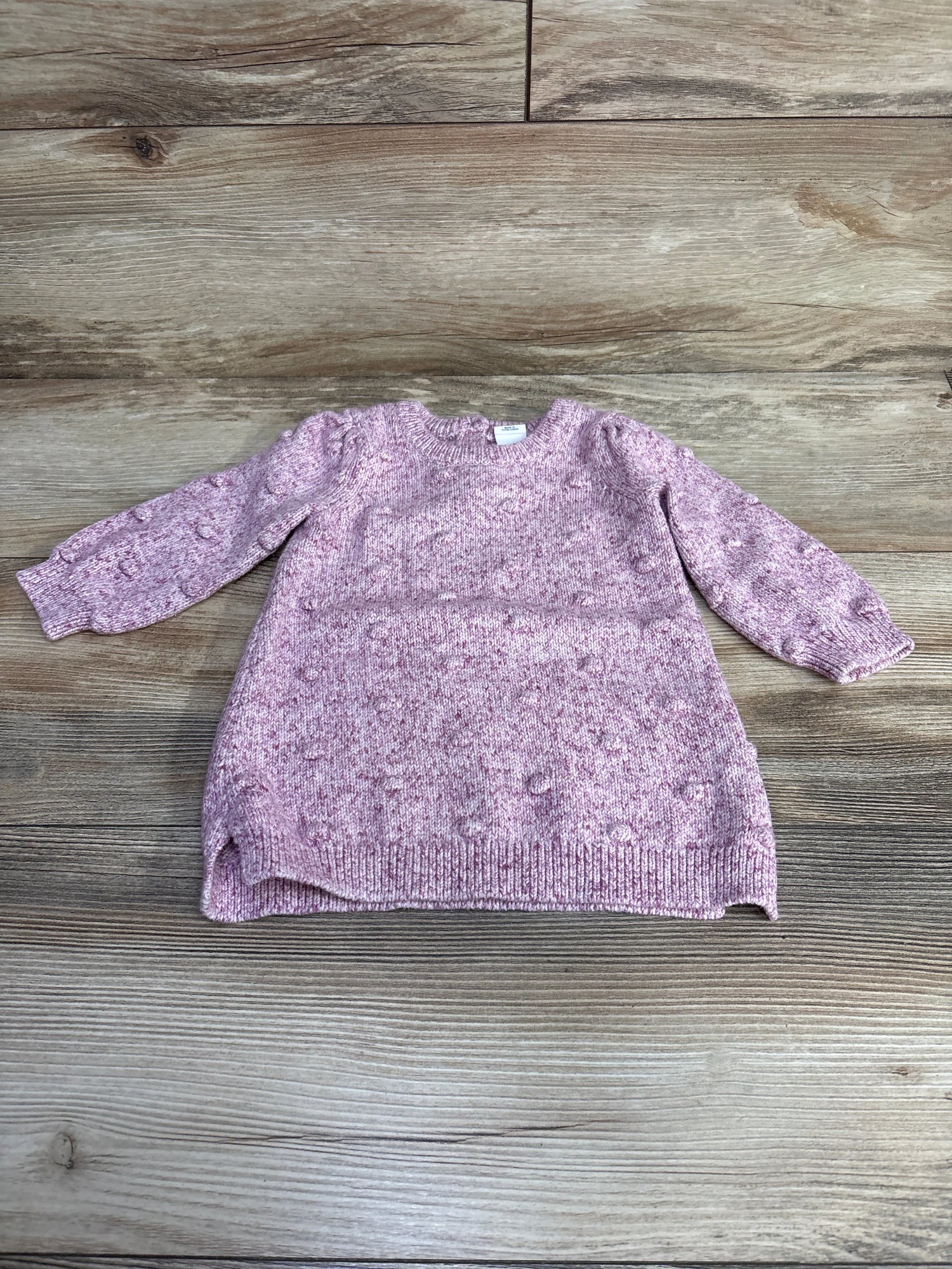 Baby Gap Dot Knit Sweater Pink sz 6-12m
