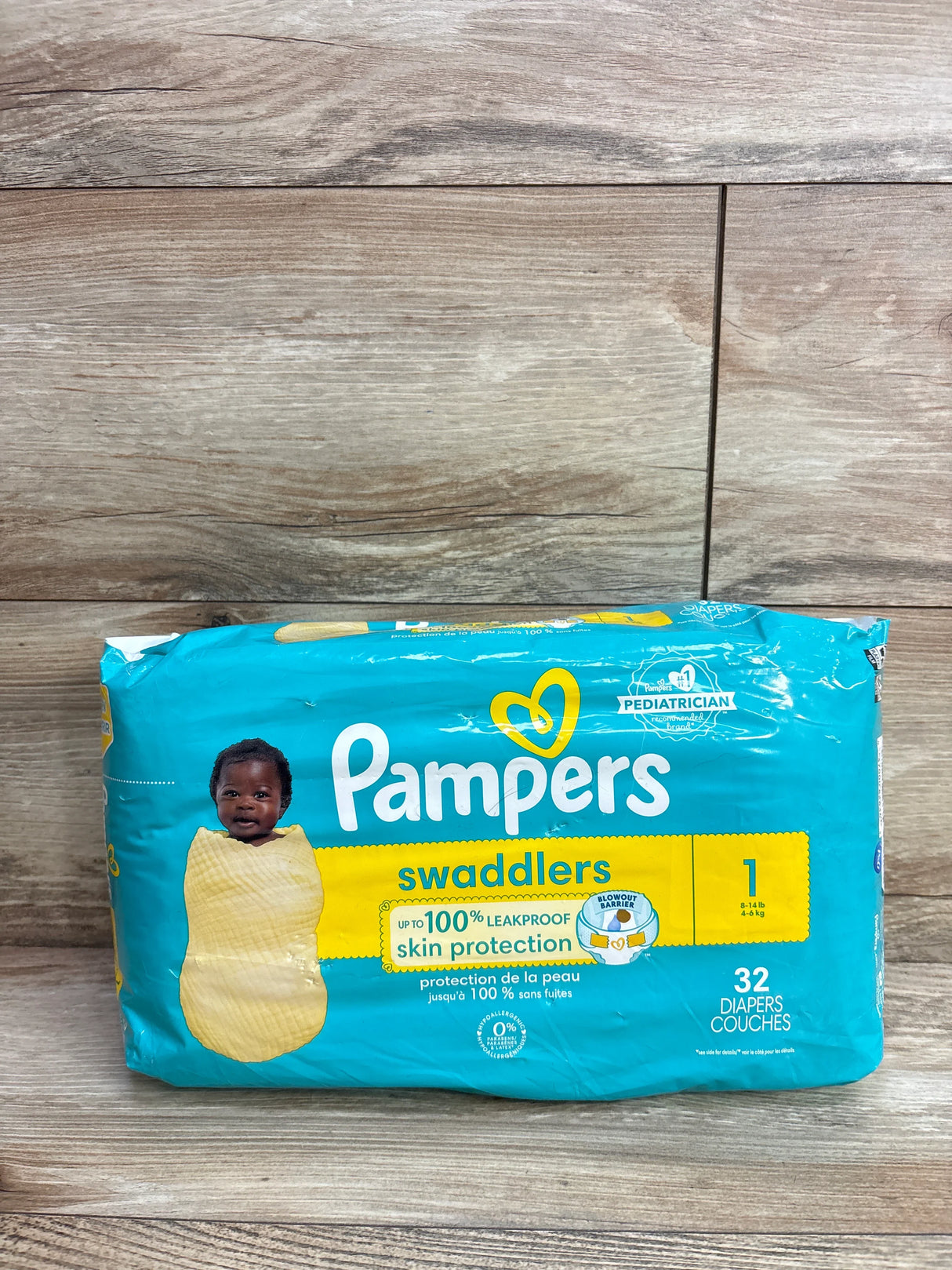 NEW Pampers Swaddlers Diapers Size 1 32ct.