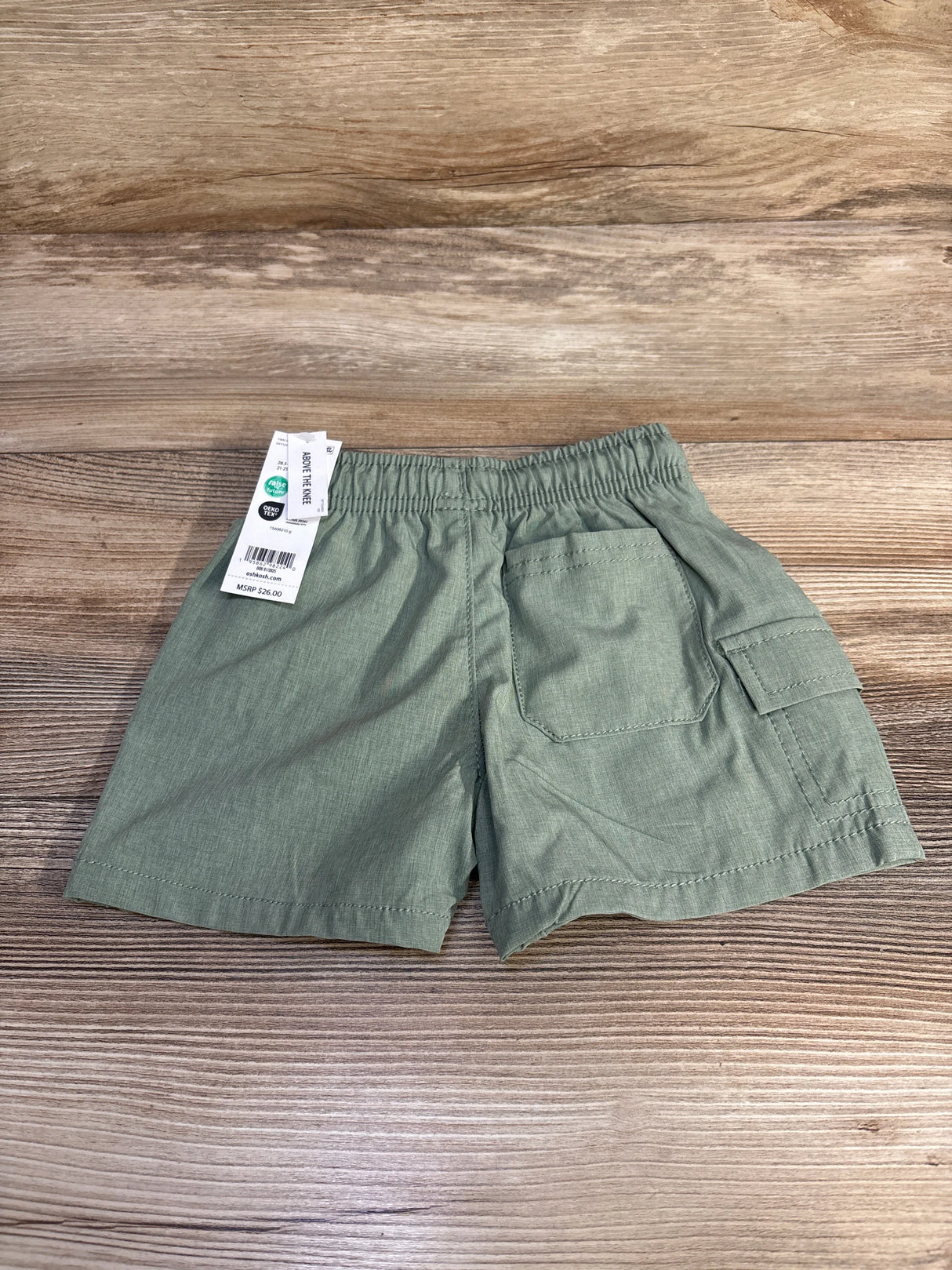 NEW Oshkosh Drawstring Cargo Shorts Green sz 12m - Me n Mommy To Be