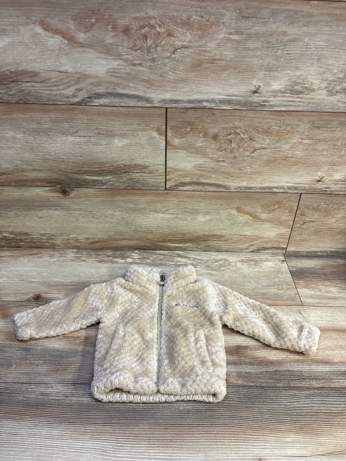 Columbia Fire Side Sherpa Full Zip Jacket Beige sz 3-6m