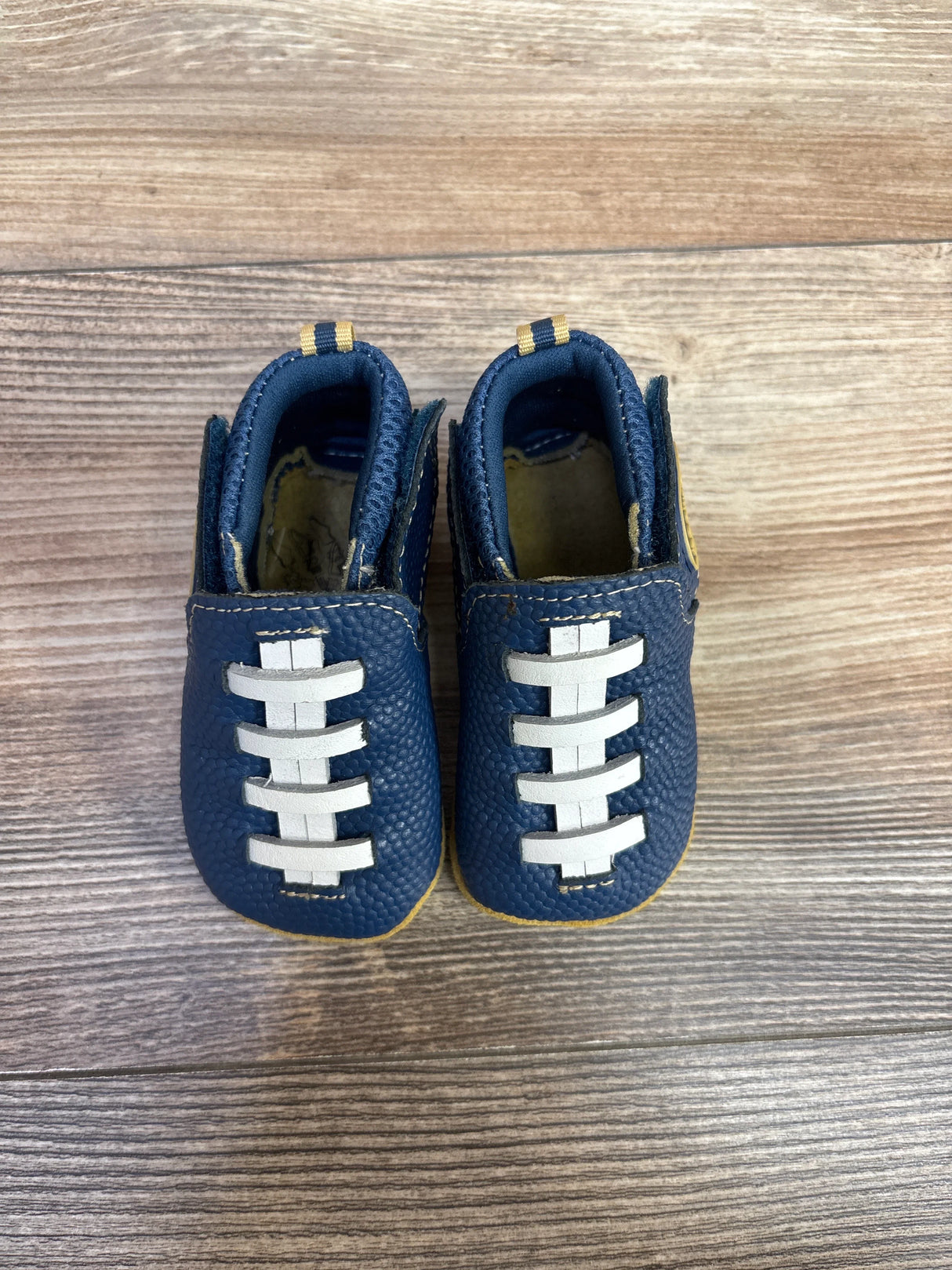 Pediped Soft-Soles Originals Blue Football, sz 0-6m