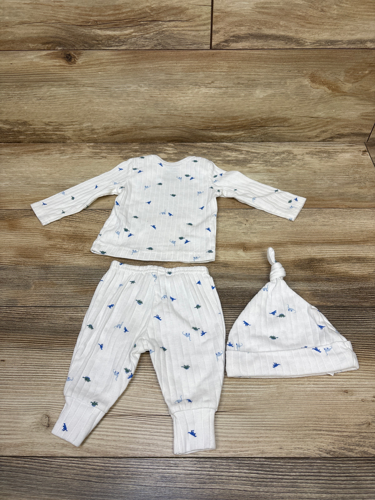 Child Of Mine 3pc Shirt, Pants, & Hat Set White sz Newborn