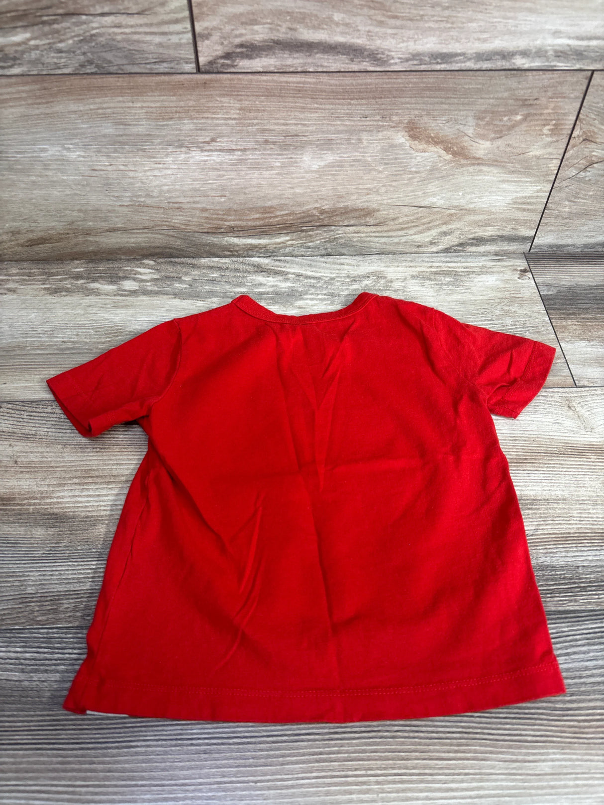 Gap Organic Cotton Graphic 'Rescue' T-Shirt Red sz 2T