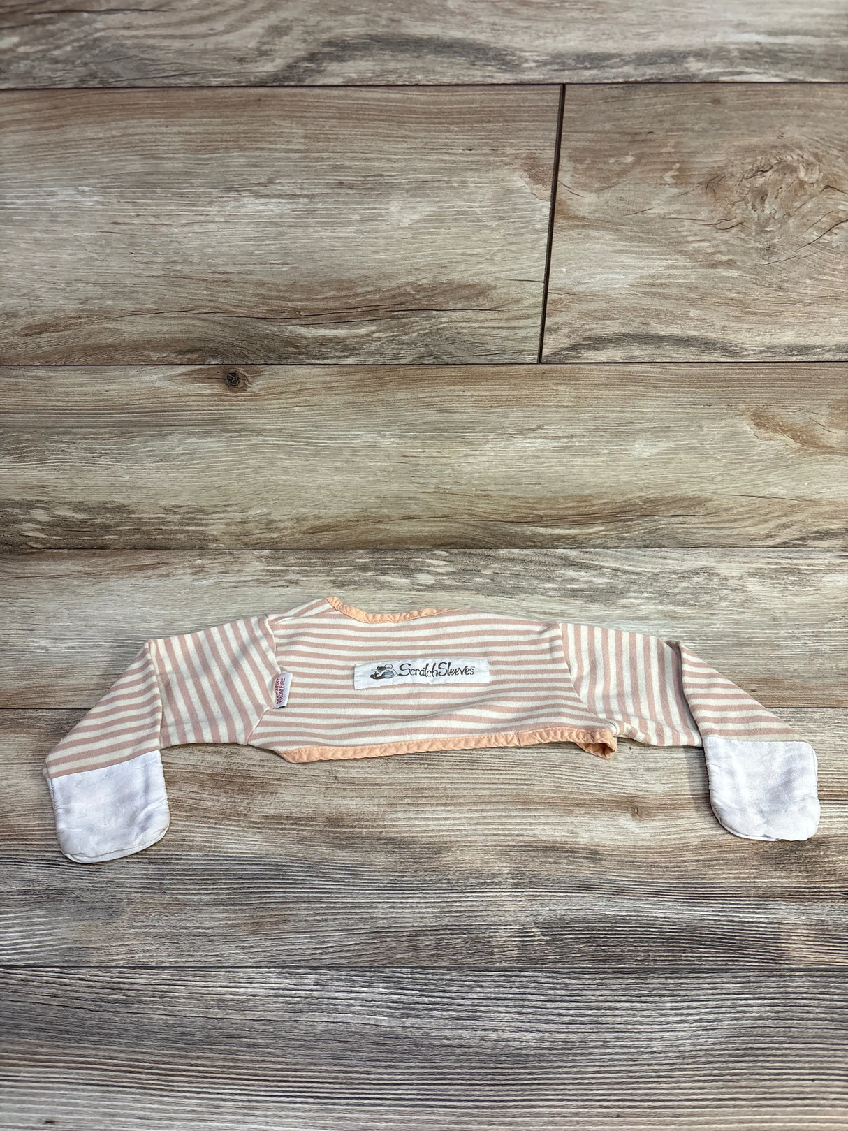 Striped ScratchSleeves, Cappuccino Stripes sz 0-9m