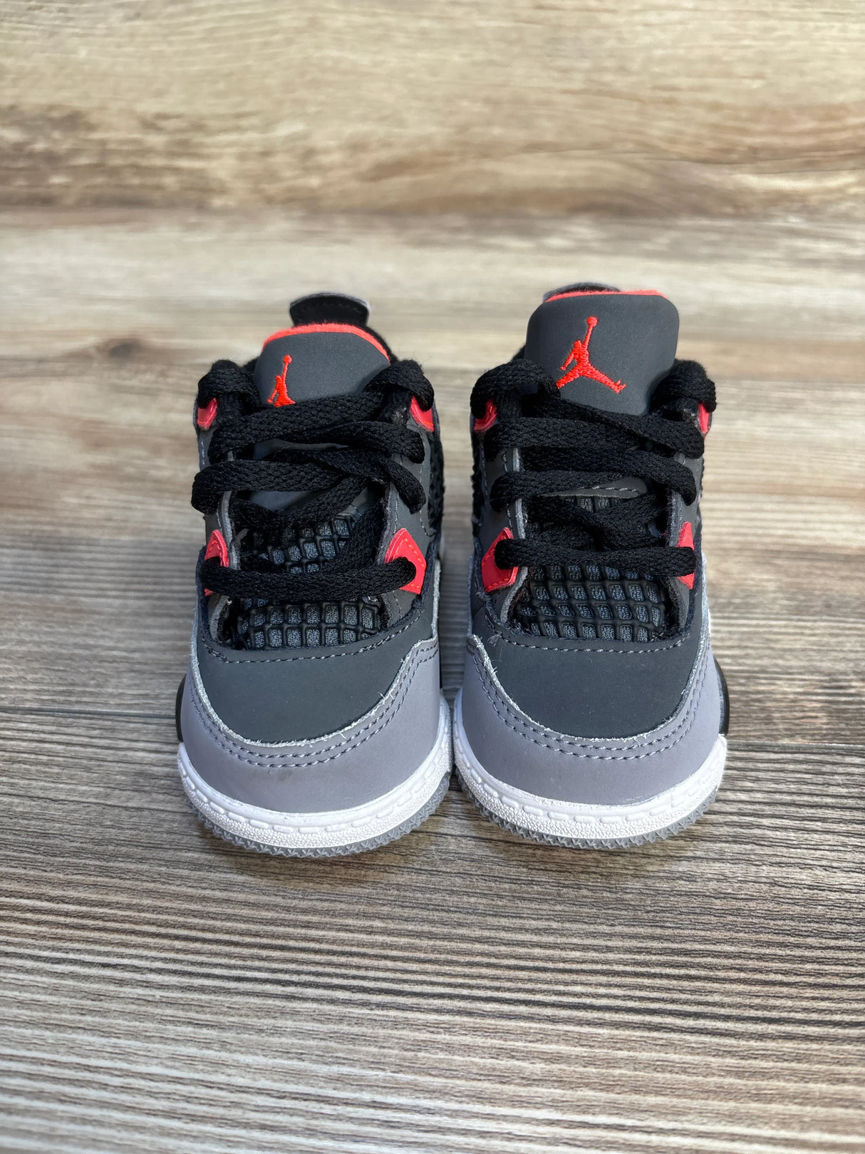 Air Jordan 4 Retro TD 'Infrared' Sneakers sz 4c