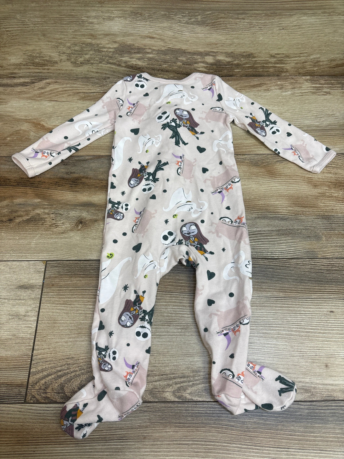 Disney Baby The Nightmare Before Christmas Sleeper Pink sz 6/9m