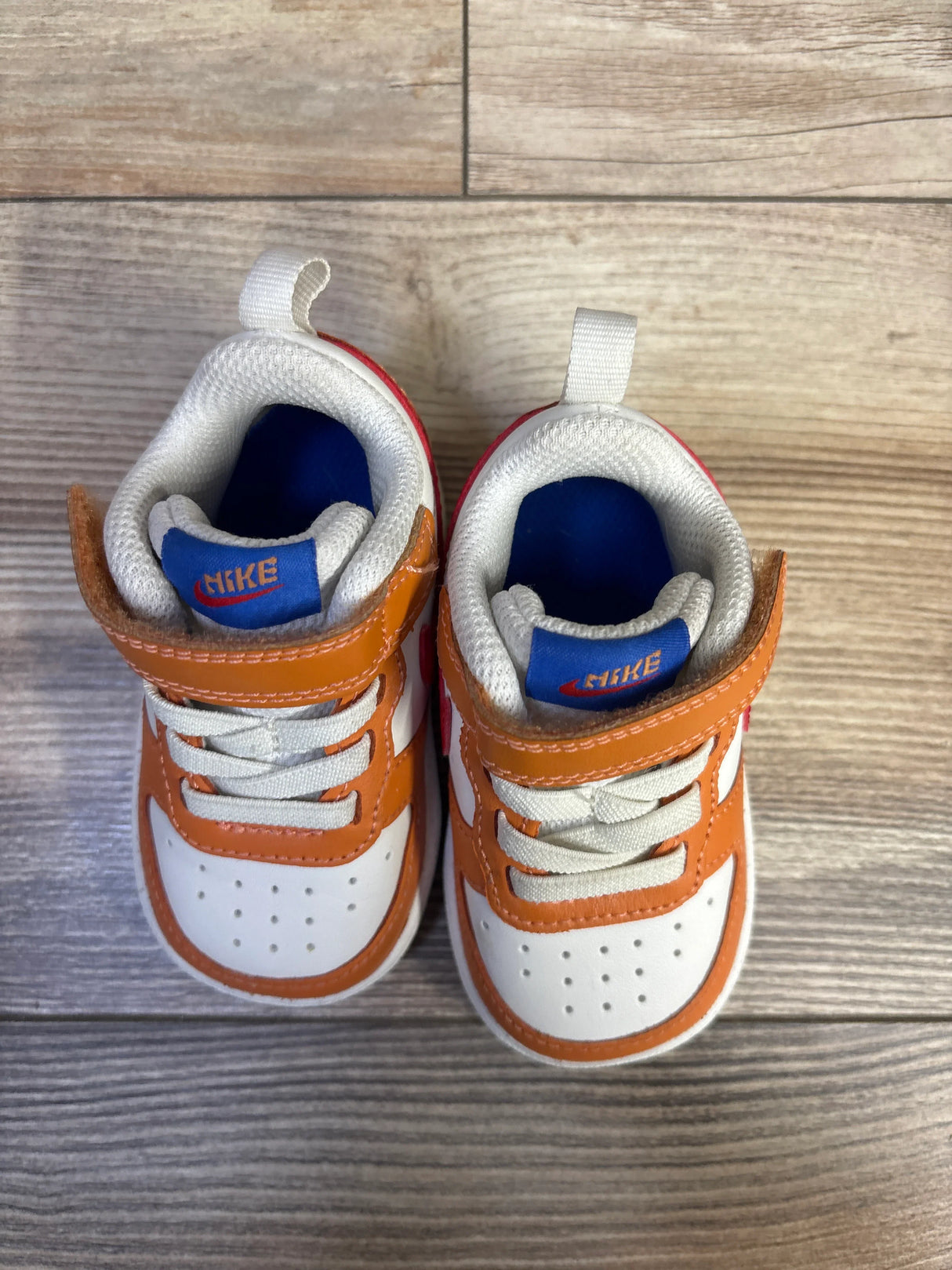 Nike Court Borough Low 2 TD 'Sail Hot Curry' Sneakers sz 4c