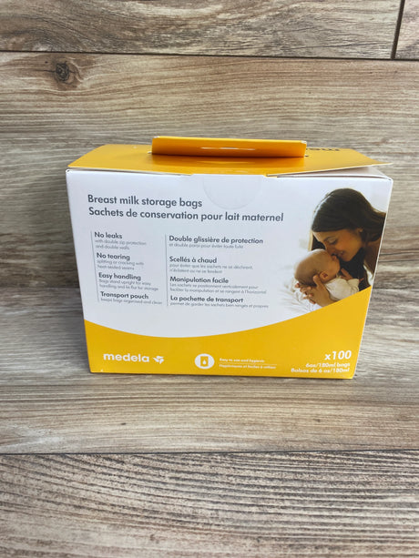 NEW Medela 100ct Breast Milk Storage Bags 6oz - Me n Mommy To Be