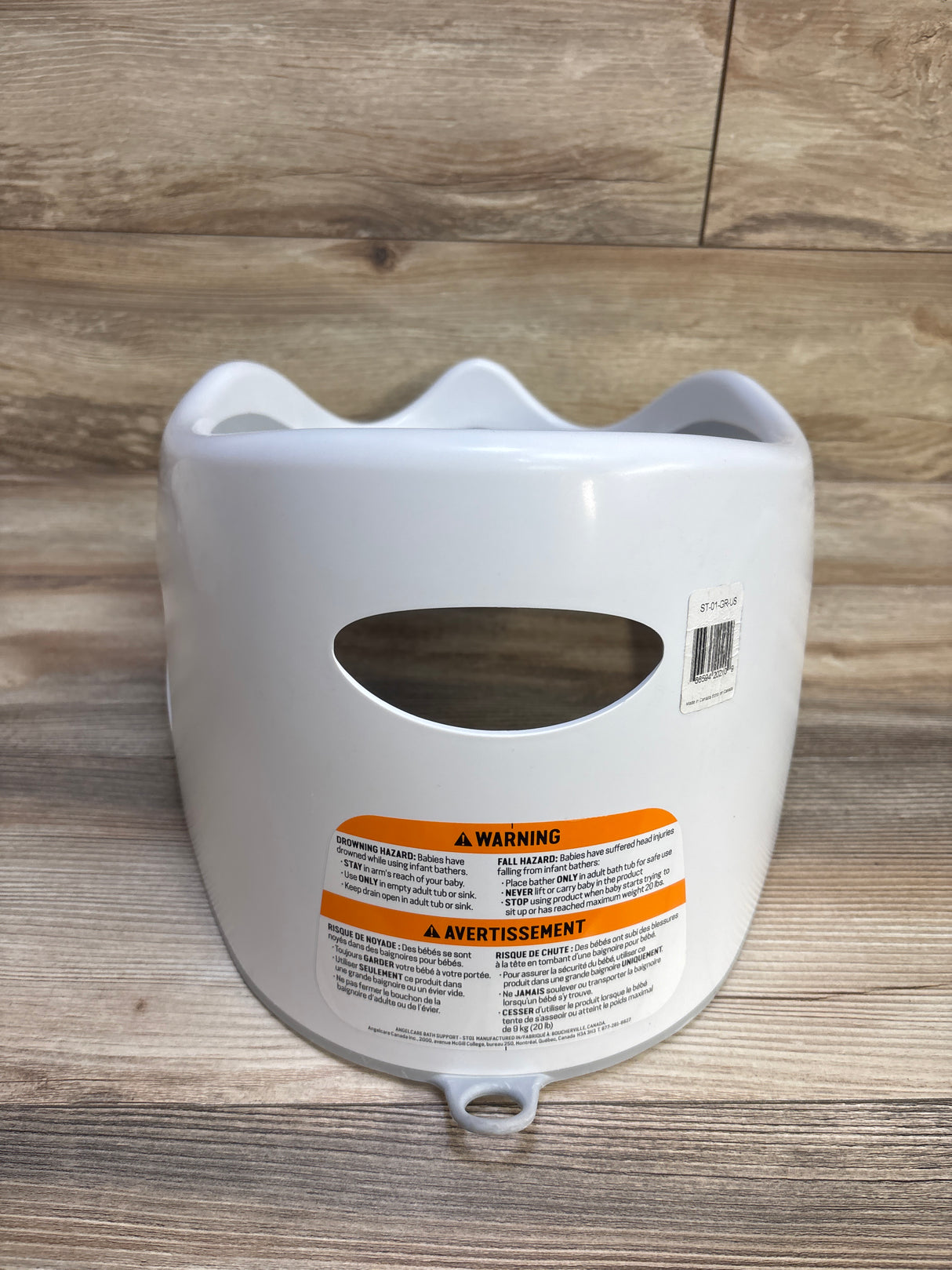 Angelcare Baby Bath Support in Grey